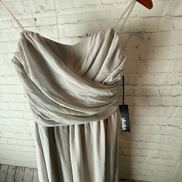 Lulus Moonlight Serenade Brown Strapless Maxi Dress - Picture 10 of 12
